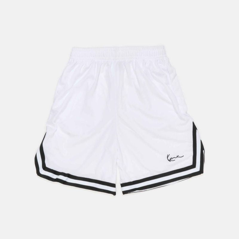 KK SIGNATURE MESH SHORTS WHITE/BLACK