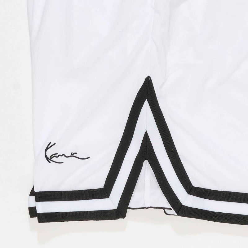 KK SIGNATURE MESH SHORTS WHITE/BLACK