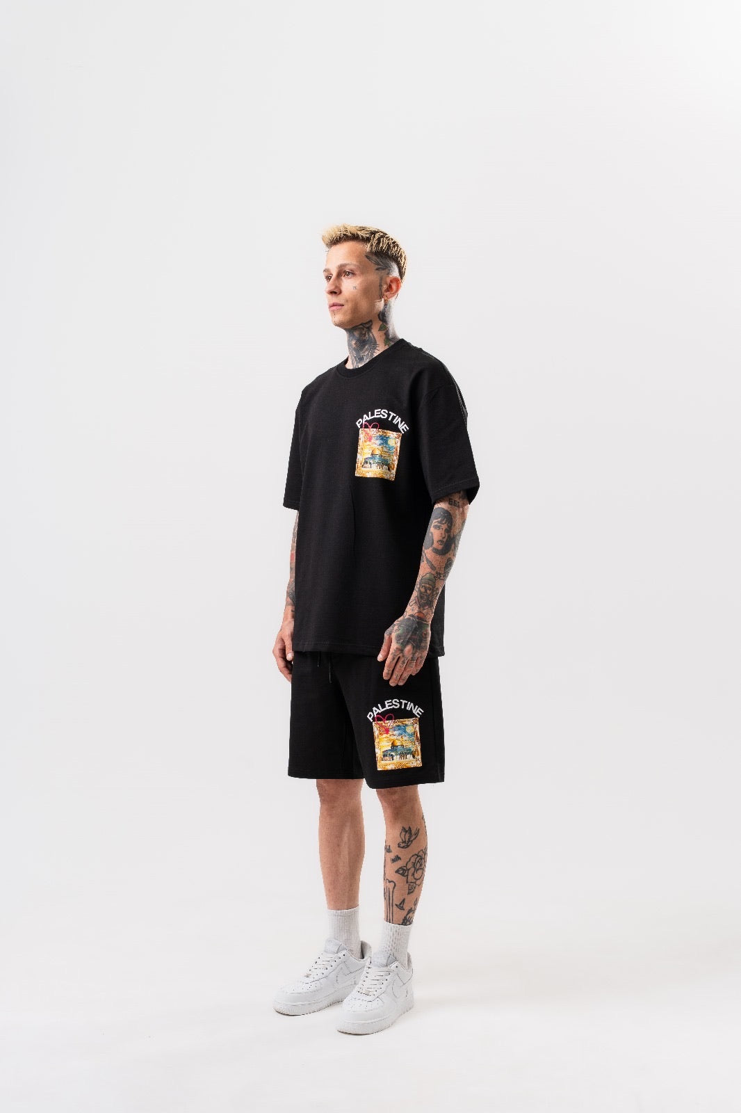 Palestine Heart Set T-Shirt + Shorts