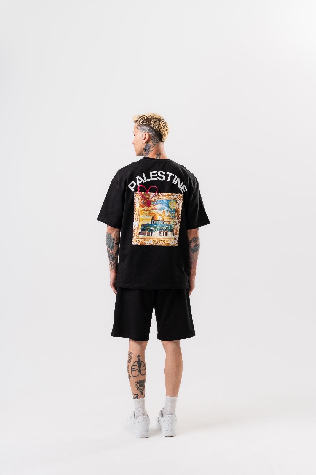 Palestine Heart Set T-Shirt + Shorts