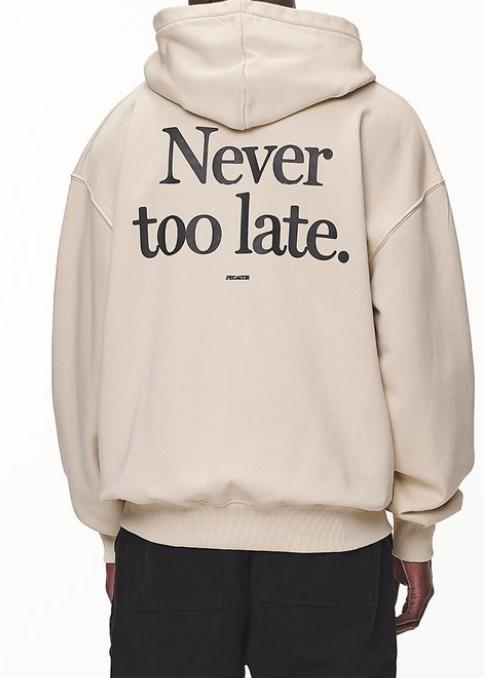 Bass Oversized Sweat Jacket Washed Desert Sand