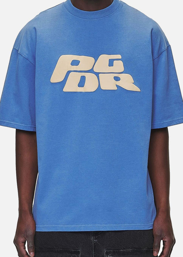 Danico Boxy Tee Washed Retro Blue