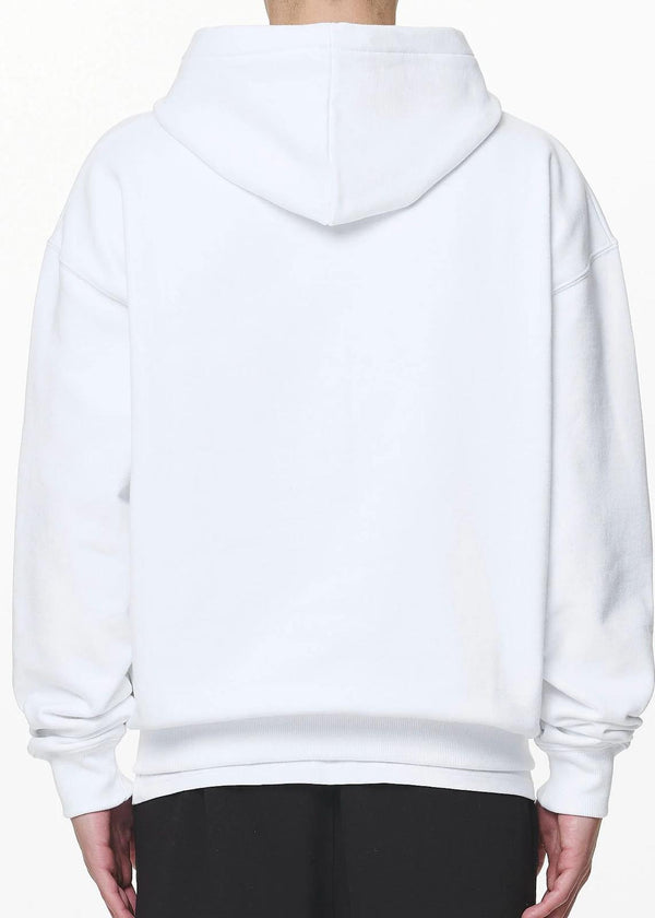 Logo Oversized Sweat Jacket White Black Gum