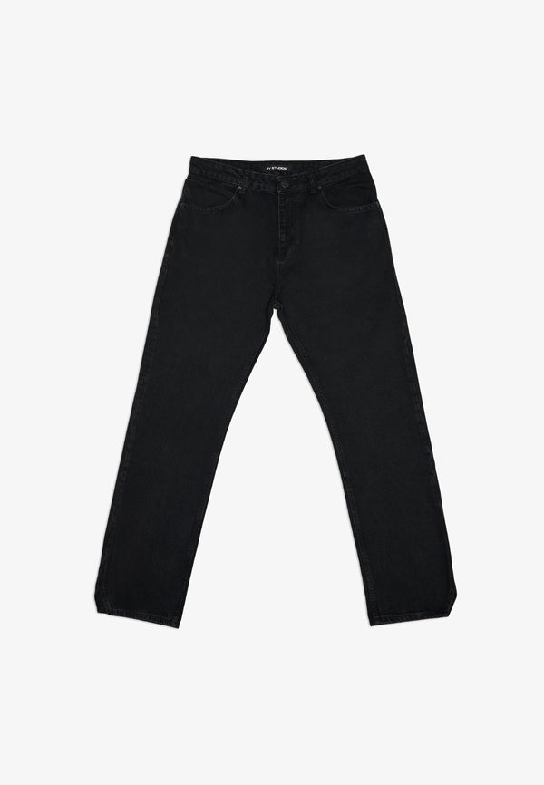 Amaru Ankel straight JEANS black