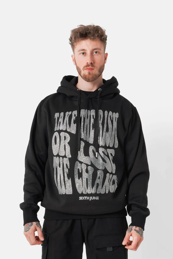 RHINESTONE HOODIE