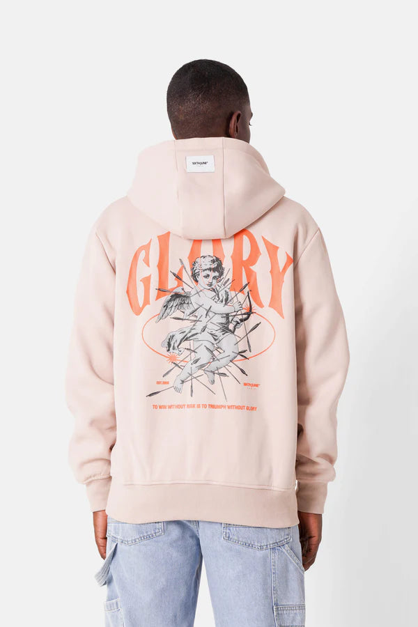 GLORY PRINT ZIP UP HOODIE