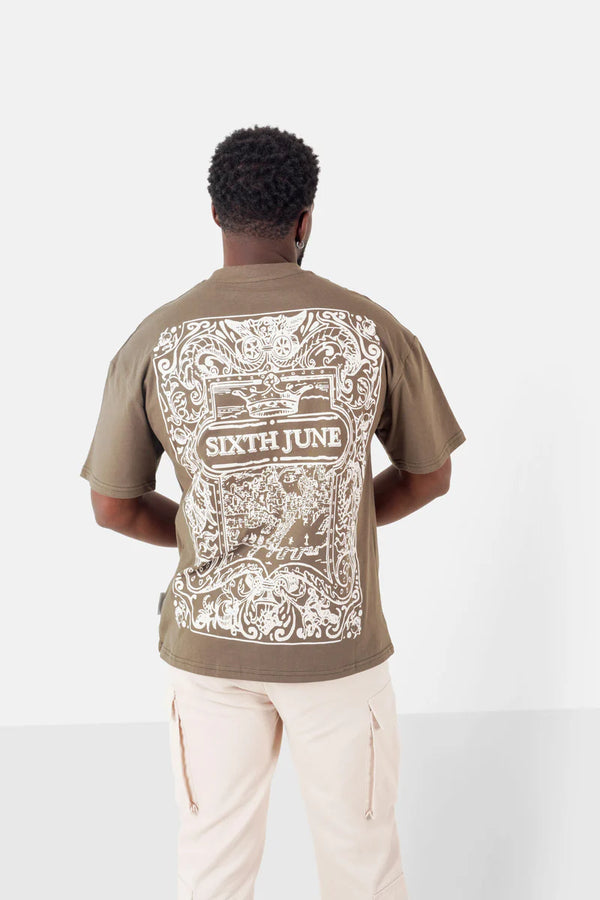 AZULEJOS SS TSHIRT KAKI