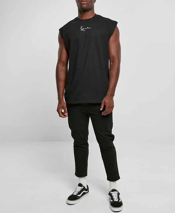 KK Small Signature Sleeveless Tee black