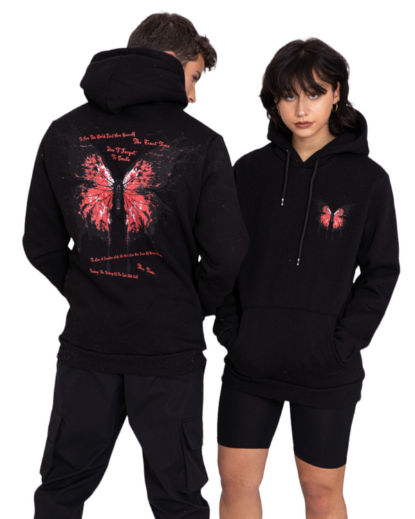 Butterfly Print Hoodie