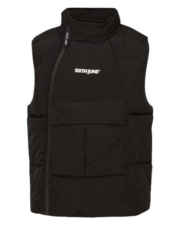 Puffer Weste Black